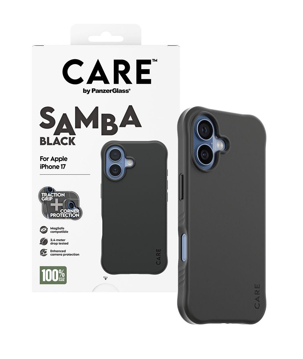 Capa PANZERGLASS CARE Samba para iPhone 17 (Apple - Preto), miniatura 4