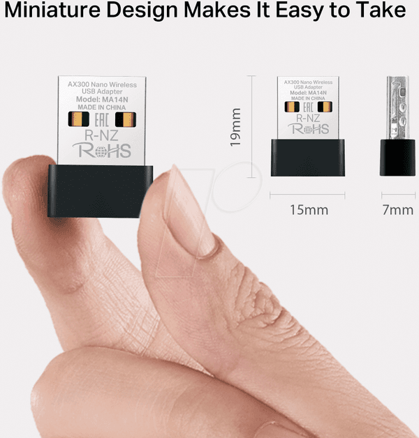 Adaptador USB Wi-Fi MERCUSYS MA14N (Wi-Fi 6) — miniatura 5