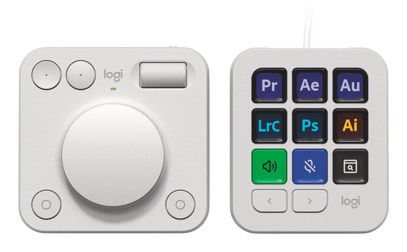 Controlador Criativo LOGITECH MX Creative Console (Bluetooth/USB - Cinzento)