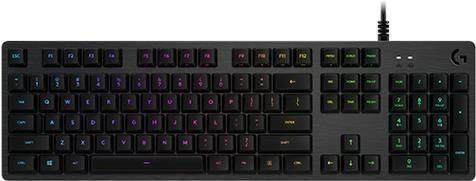 Teclado LOGITECH G512 Carbon (ES - GX Brown - USB - Preto)