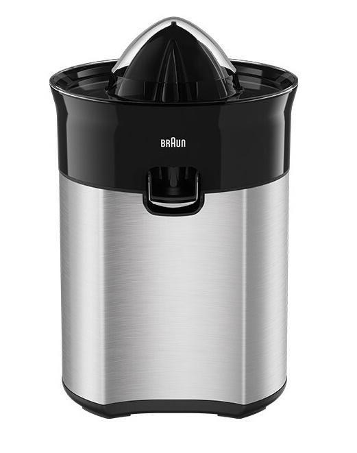 Espremedor de Citrinos Elétrico BRAUN CJ5050BK/CJ302BI (Altura 25,8 cm - Preto/Metálico)