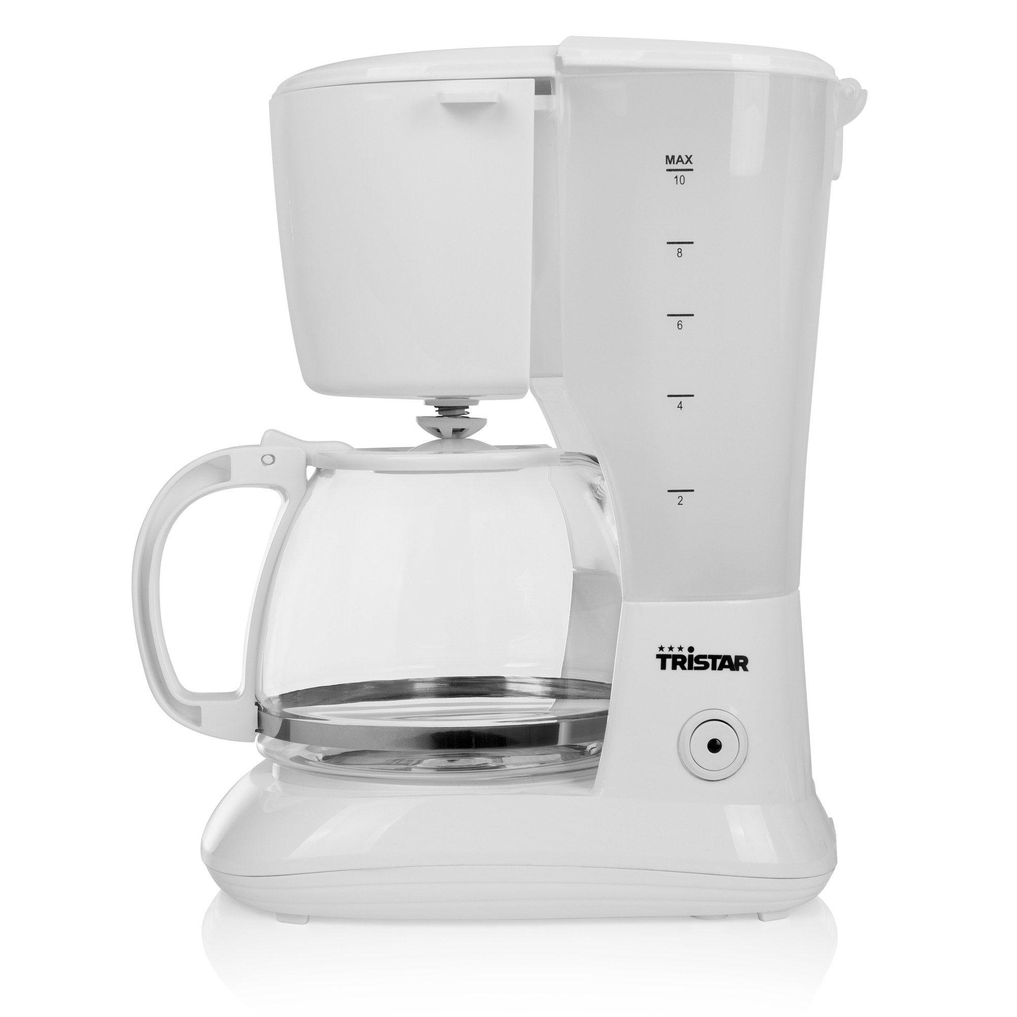 Máquina de Café de Filtro TRISTAR CM-1252 (Café moído - 750 W - Branco)