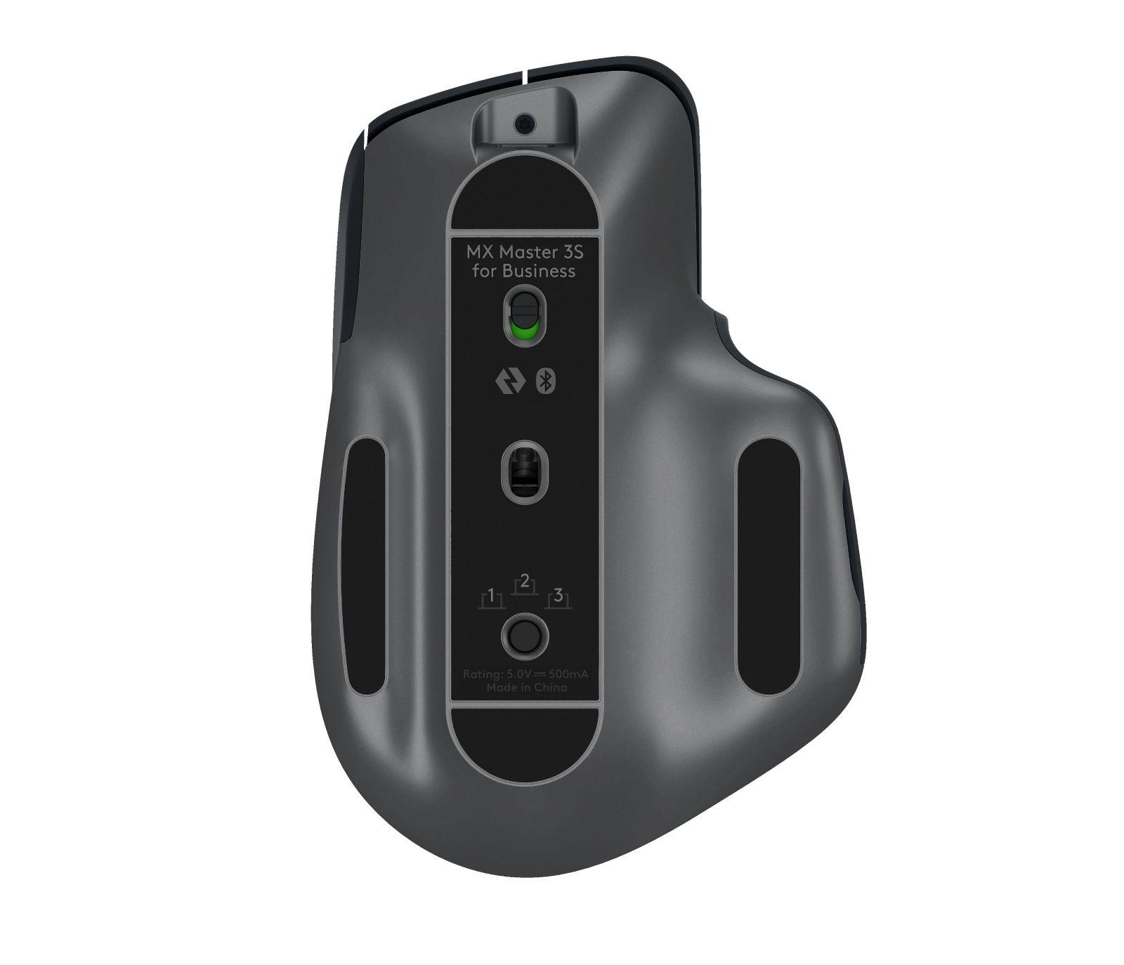 Rato LOGITECH MX Master 3S para Empresas (Mão direita - 8000 DPI - Laser - Grafite)