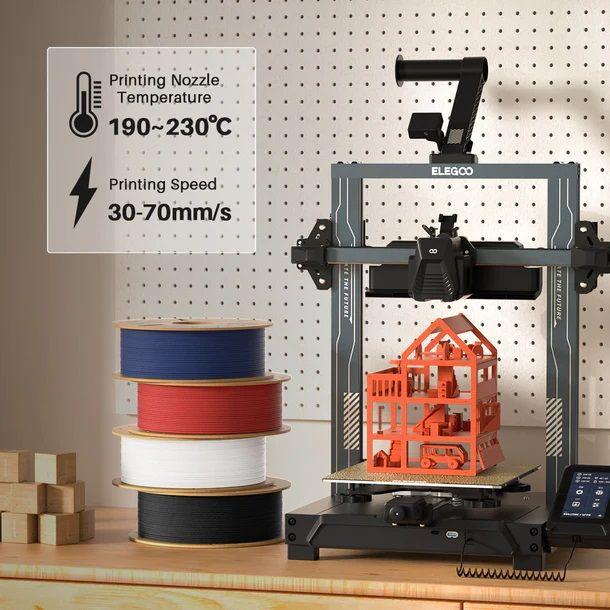 Filamento de Impressão 3D ELEGOO PLA Matte (Branco) — miniatura 5