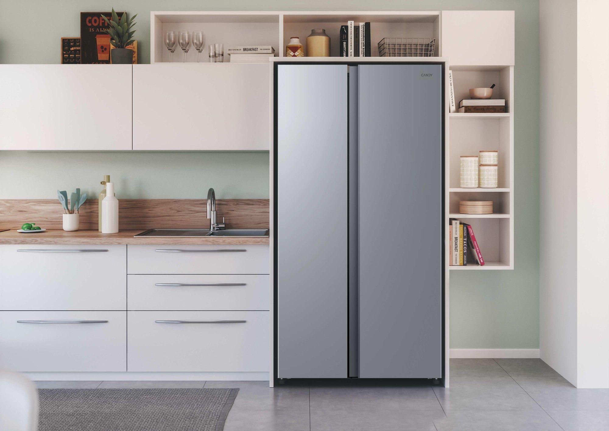 Frigorífico Americano Independente CANDY CNSQ2T918EX (523 L - 177,5x90,8x64,7 cm - 178 cm - Inox), miniatura 6