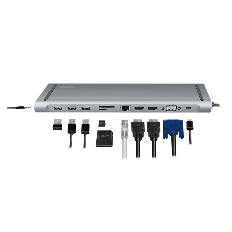Base de Ligação LOGILINK UA0373 (20 cm - Alumínio) — miniatura 5