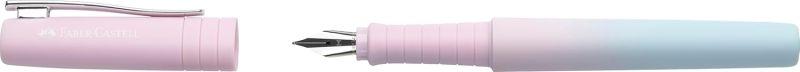 Caneta Estilográfica FABER-CASTELL Poly Pen M (Ponta Média - Rosa/Azul Degradé)