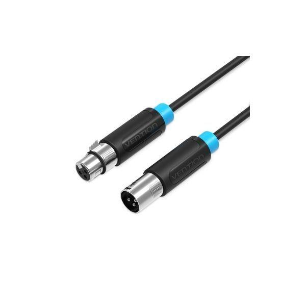 Cabo de Microfone VENTION BBFBJ (Preto) — miniatura 2