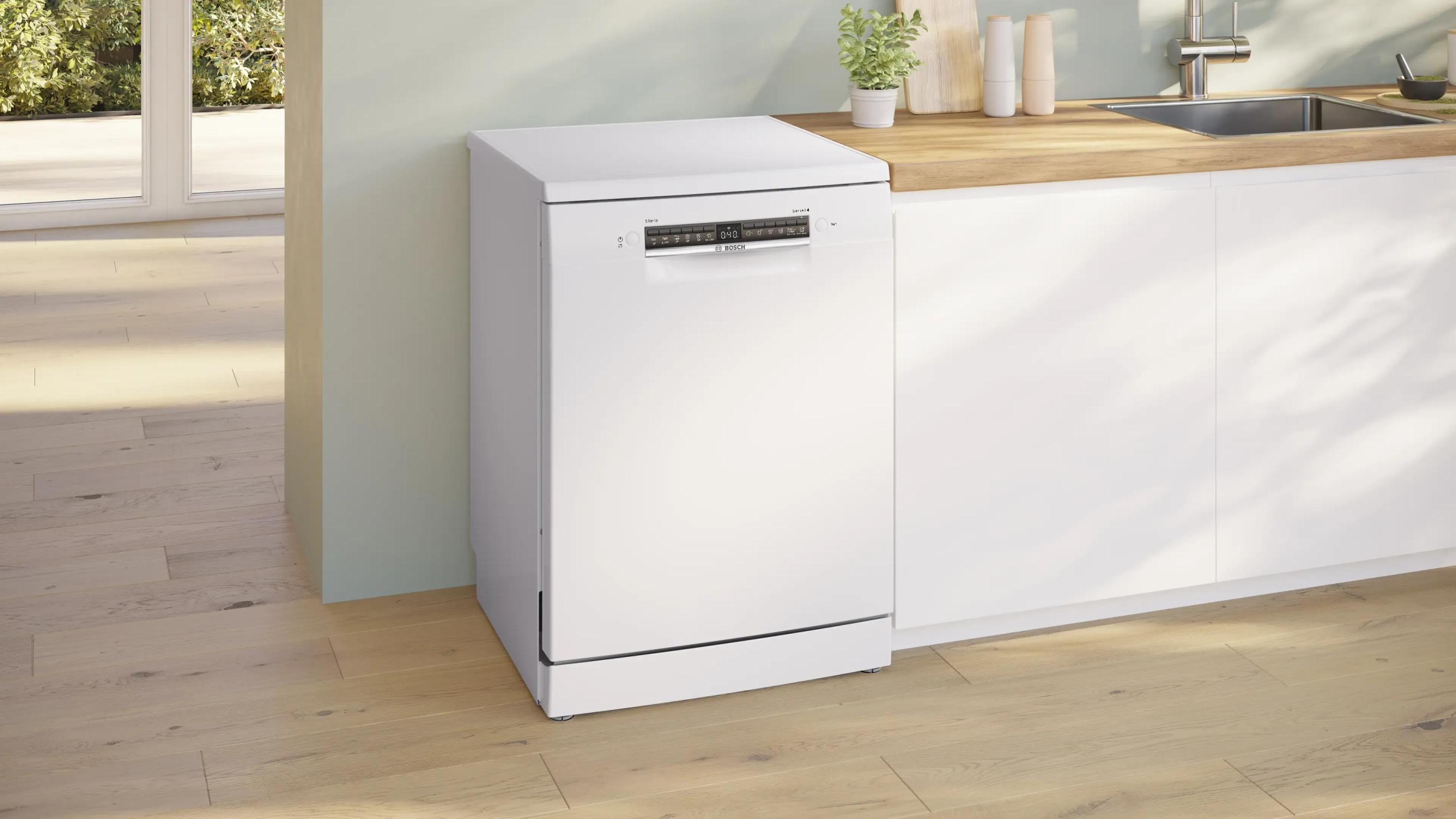 Máquina de Lavar Loiça Independente BOSCH SMS4HVW11E (14 talheres - 85 cm - 60 cm - Branco), miniatura 5