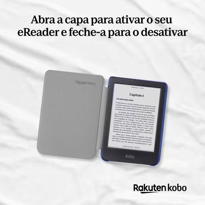 Capa para eReader KOBO Basic SleepCover Clara BW/Colour (6" - Azul Cobalto) — miniatura 5