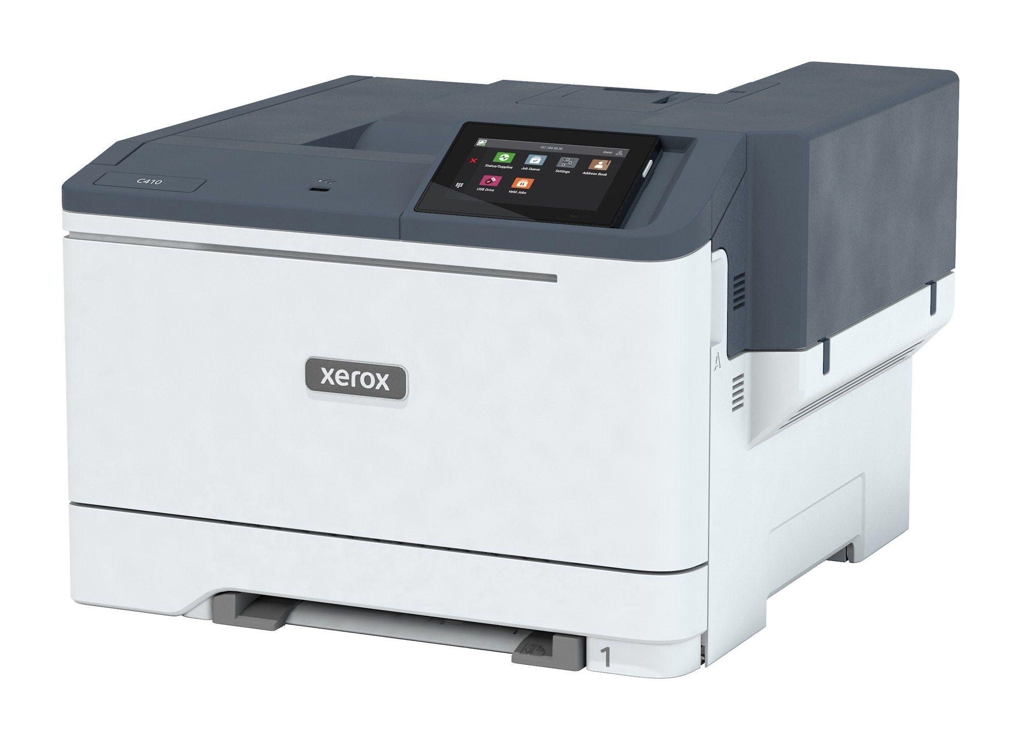Impressora Laser Colorida XEROX C410 (A4 - 251 folhas - Opcional, LAN Wireless - Cinzento e Branco) — miniatura 2