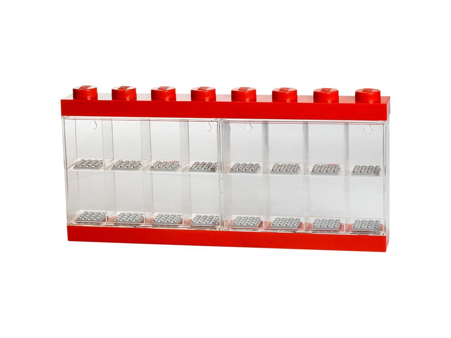 LEGO 5006154 Gear Expositor para 16 Minifiguras – Vermelho