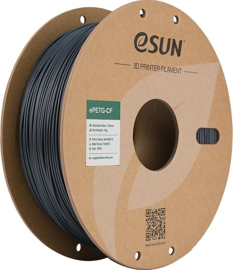 Filamento ESUN EPETG-CF-P175AH1 (Cinzento-escuro)