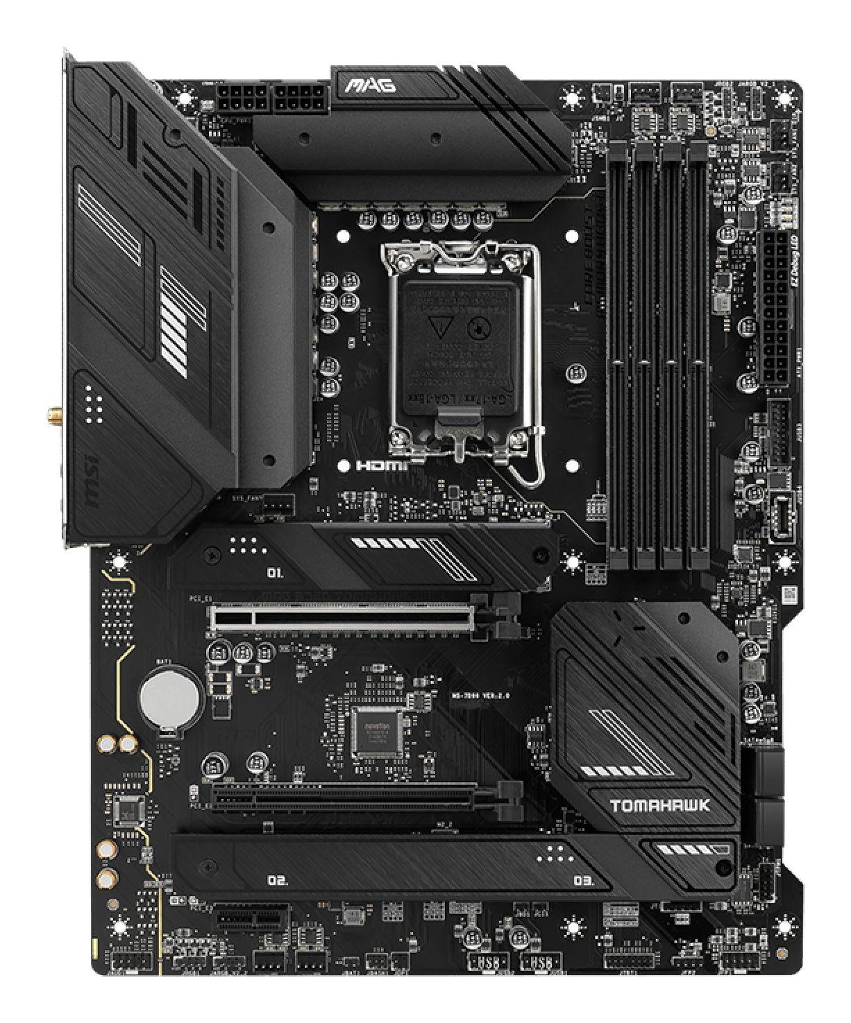 Motherboard MSI MAG B760 TOMAHAWK WIFI (LGA 1700 - ATX - Duplo canal - Preto), miniatura 2