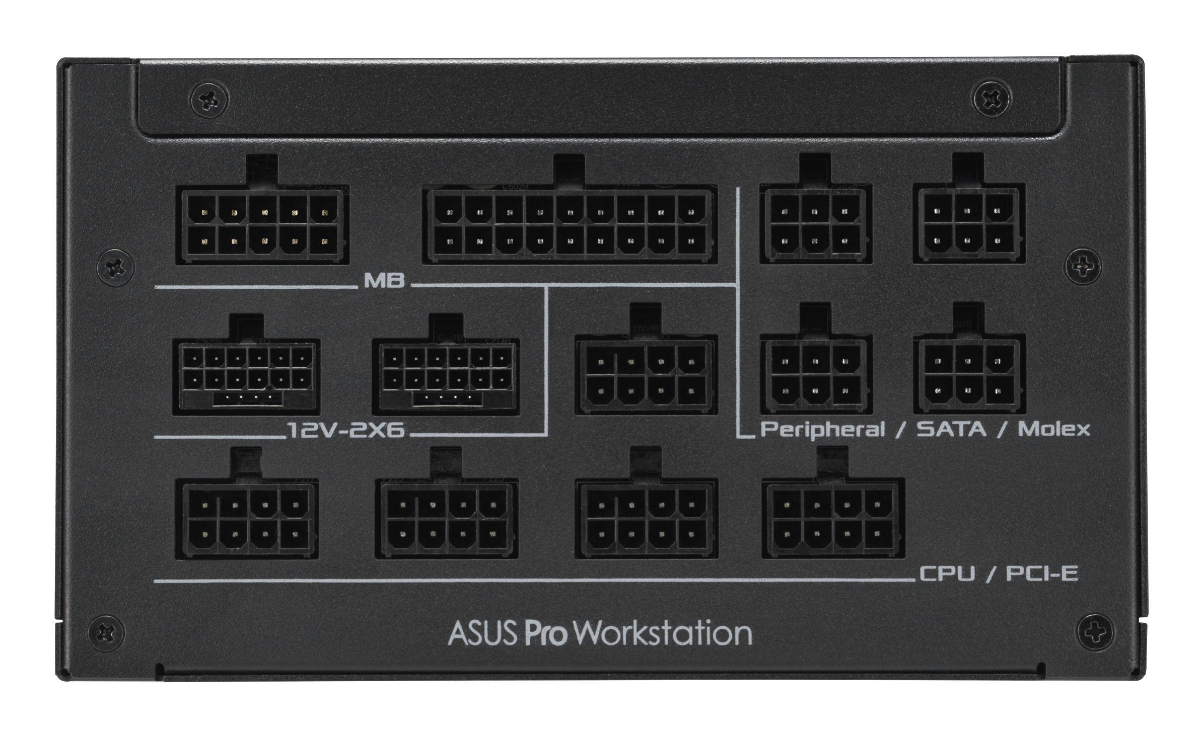 Fonte de Alimentação ASUS Pro WS 1600W Platinum (ATX - 1600 W - 80 Plus Platinum - Preto), miniatura 9