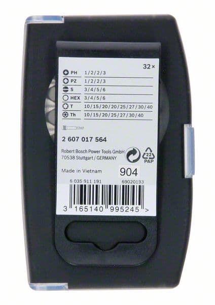 Conjunto de Pontas de Aparafusar BOSCH 2607017564 (32 Peças - Extra Duras), miniatura 3