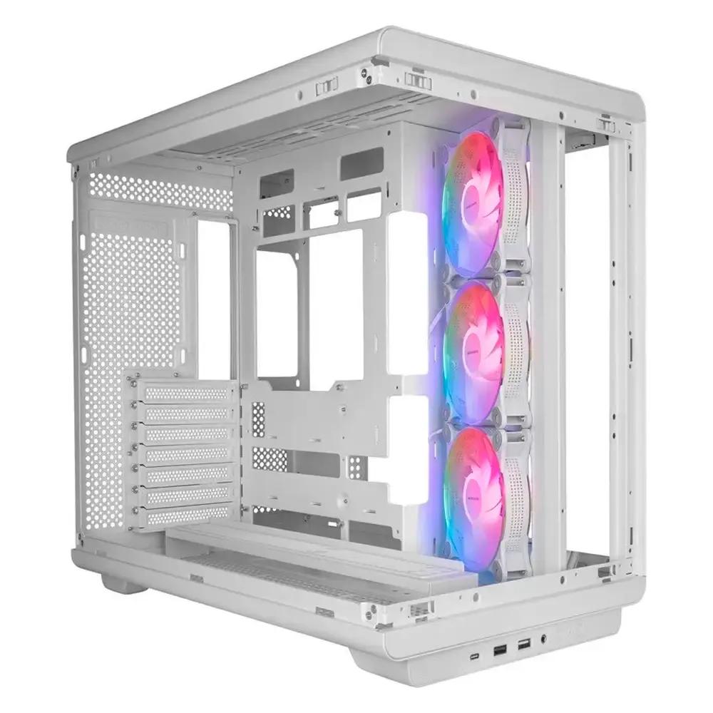 Caixa ATX MARS GAMING MC-REV ARGB (ATX, Micro ATX, Mini-ITX - Torre - Micro ATX, ATX, Mini-ITX - Branco) — miniatura 5