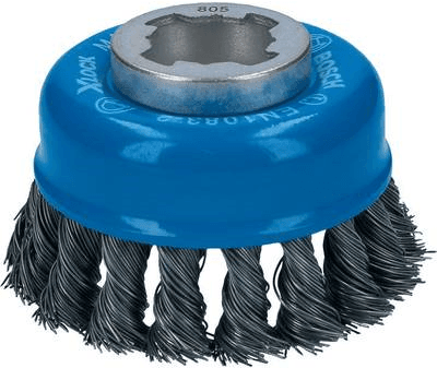 Escova de Copo BOSCH X-LOCK Heavy for Metal 2608620727 (Metal - Preto e Azul)