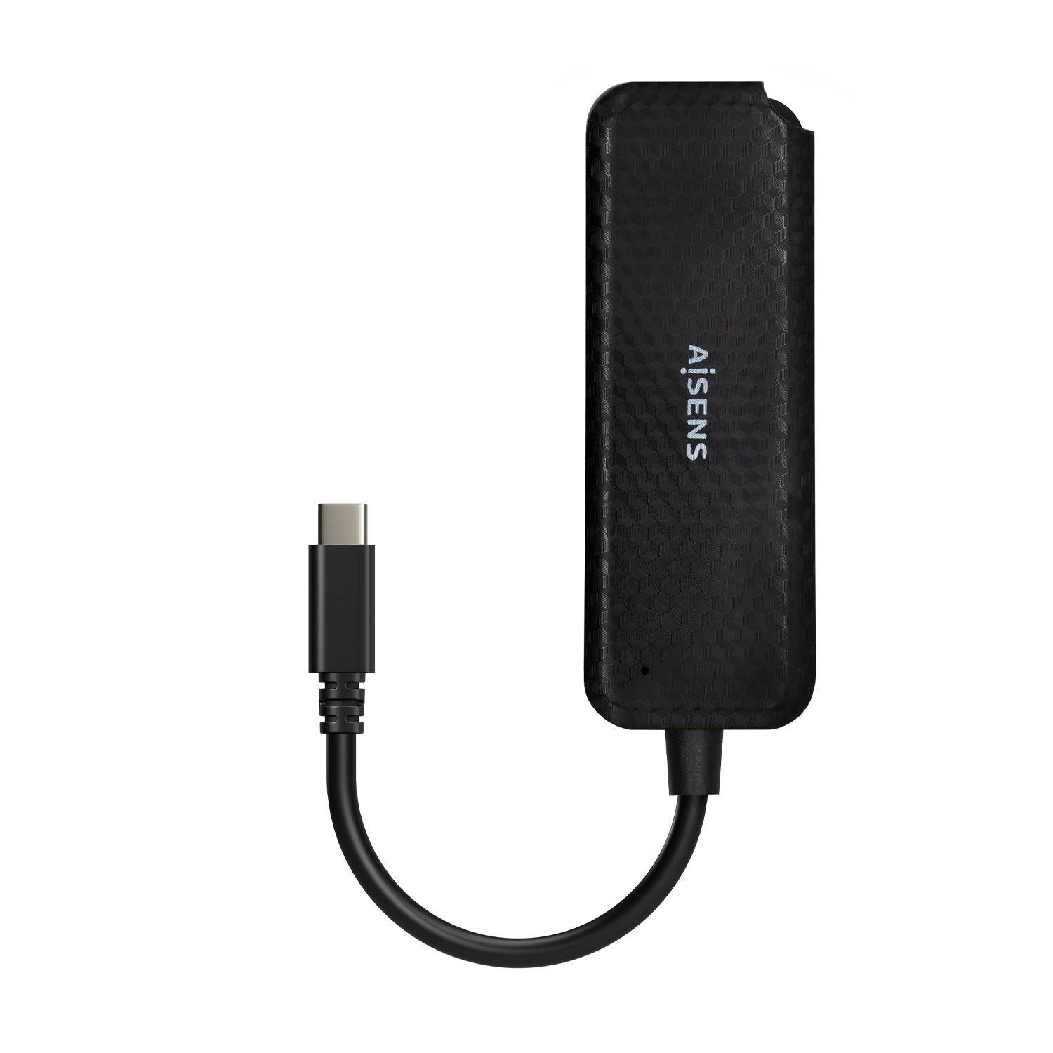 Hub USB AISENS A109-0715 (0,15 m - Preto), miniatura 2