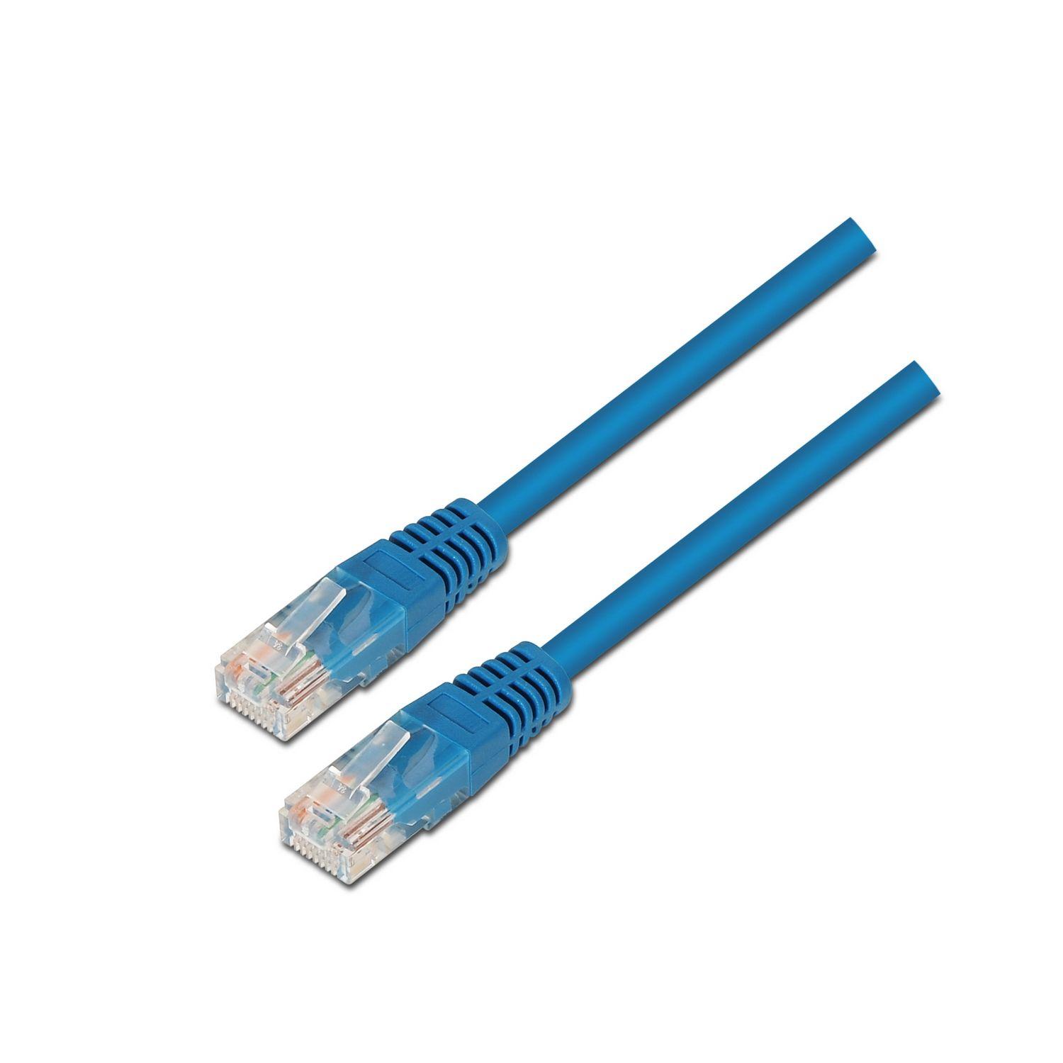 Cabo de Rede AISENS A135-0243 (2 m - Cat6 - RJ-45 - Azul)