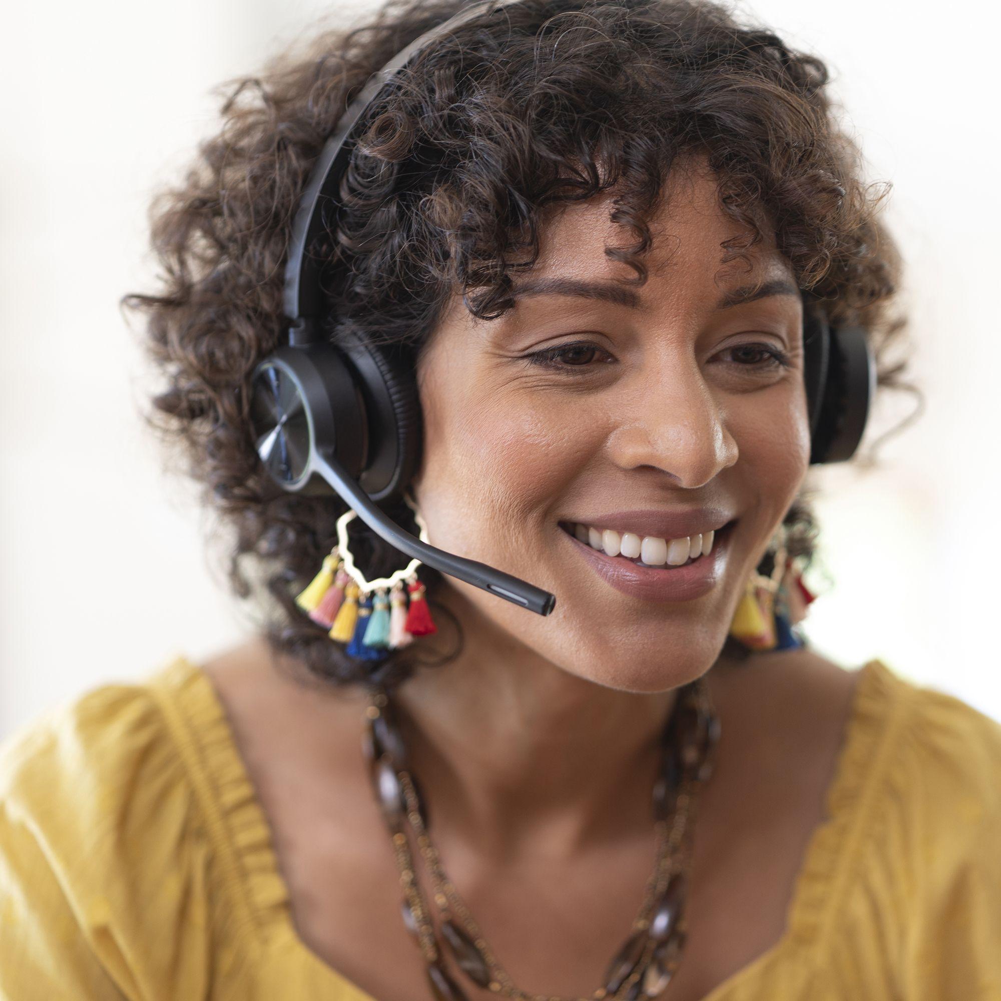 Headset POLY Voyager 4320 UC (Binaural - Com fios e sem fios - Supra-aural - Preto) — miniatura 3
