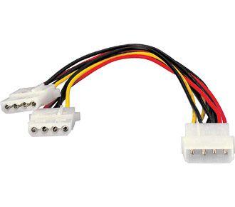 Cabo Divisor de Alimentação Interno EQUIP 112030 (0,2 m - 2 x Molex - Molex - Multicor)