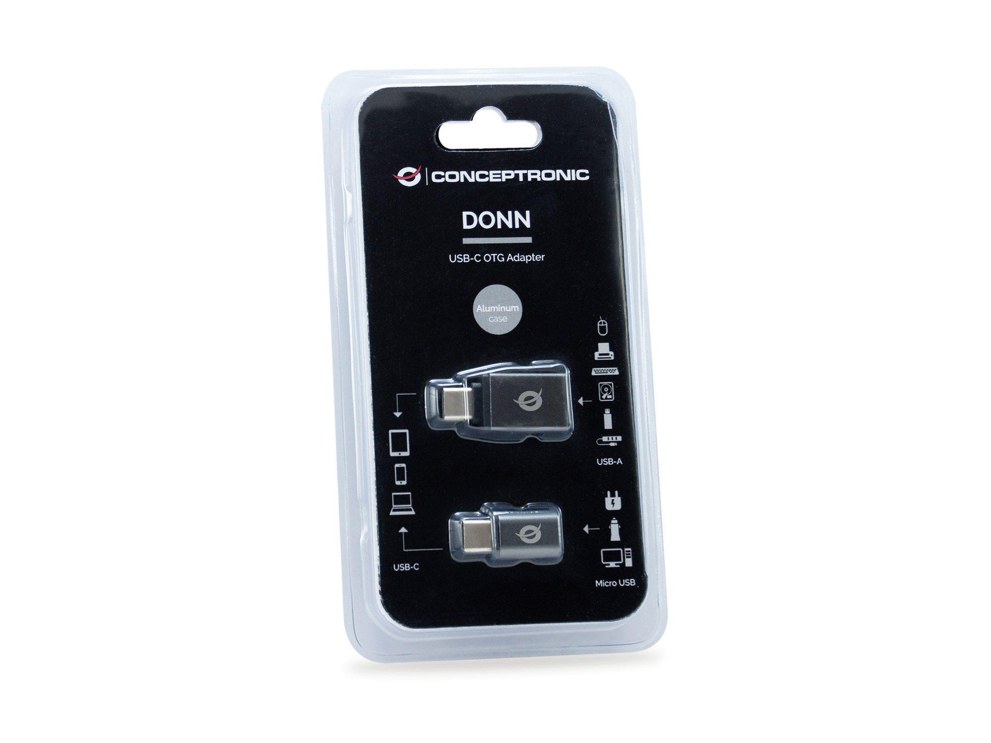 Conjunto de Adaptadores USB-C CONCEPTRONIC DONN04G (Preto), miniatura 4