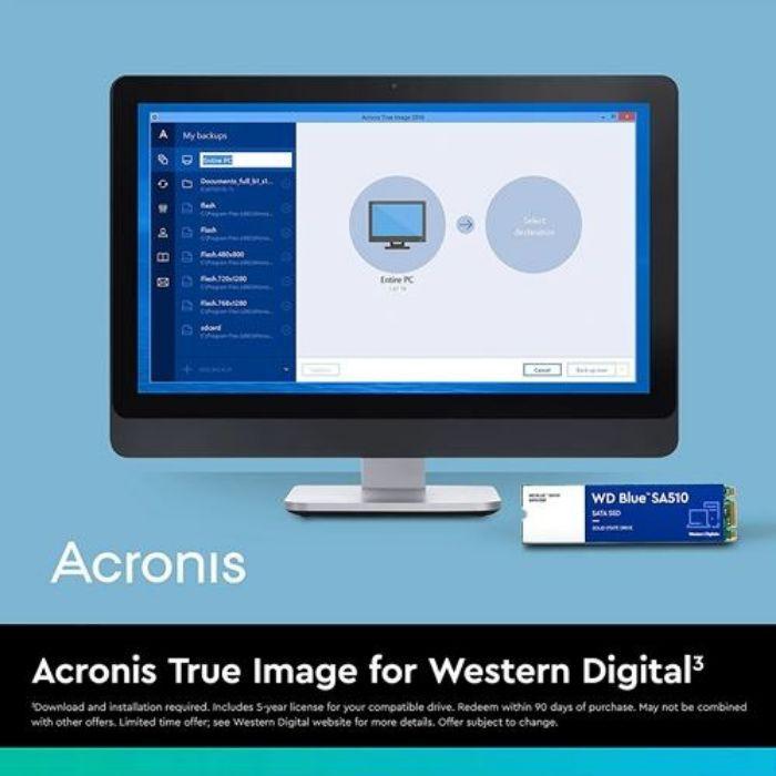 SSD M.2 WESTERN DIGITAL Blue SA510 (1 TB - M.2 2280 - SATA 6.0 Gb/s) — miniatura 4