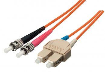 Cabo de Fibra Ótica EQUIP 252333 (OS2 Duplex 3 m SC para ST - Amarelo)