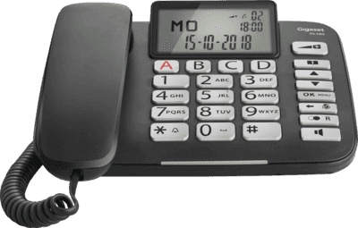 Telefone Fixo GIGASET DL580 (Preto)