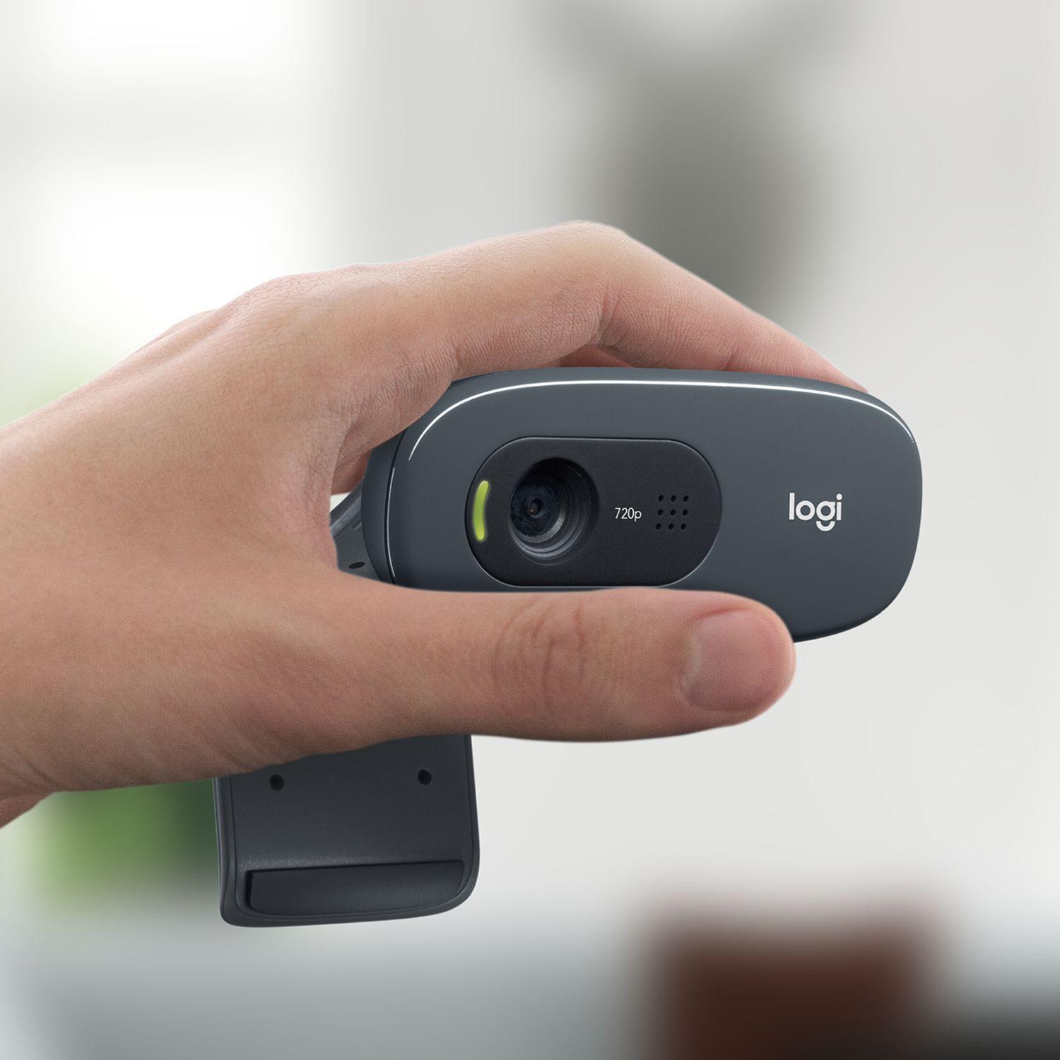 Câmara Web LOGITECH C270 (3 MP - 30 fps - 1280 x 720 pixels - Cinzento Escuro) — miniatura 5