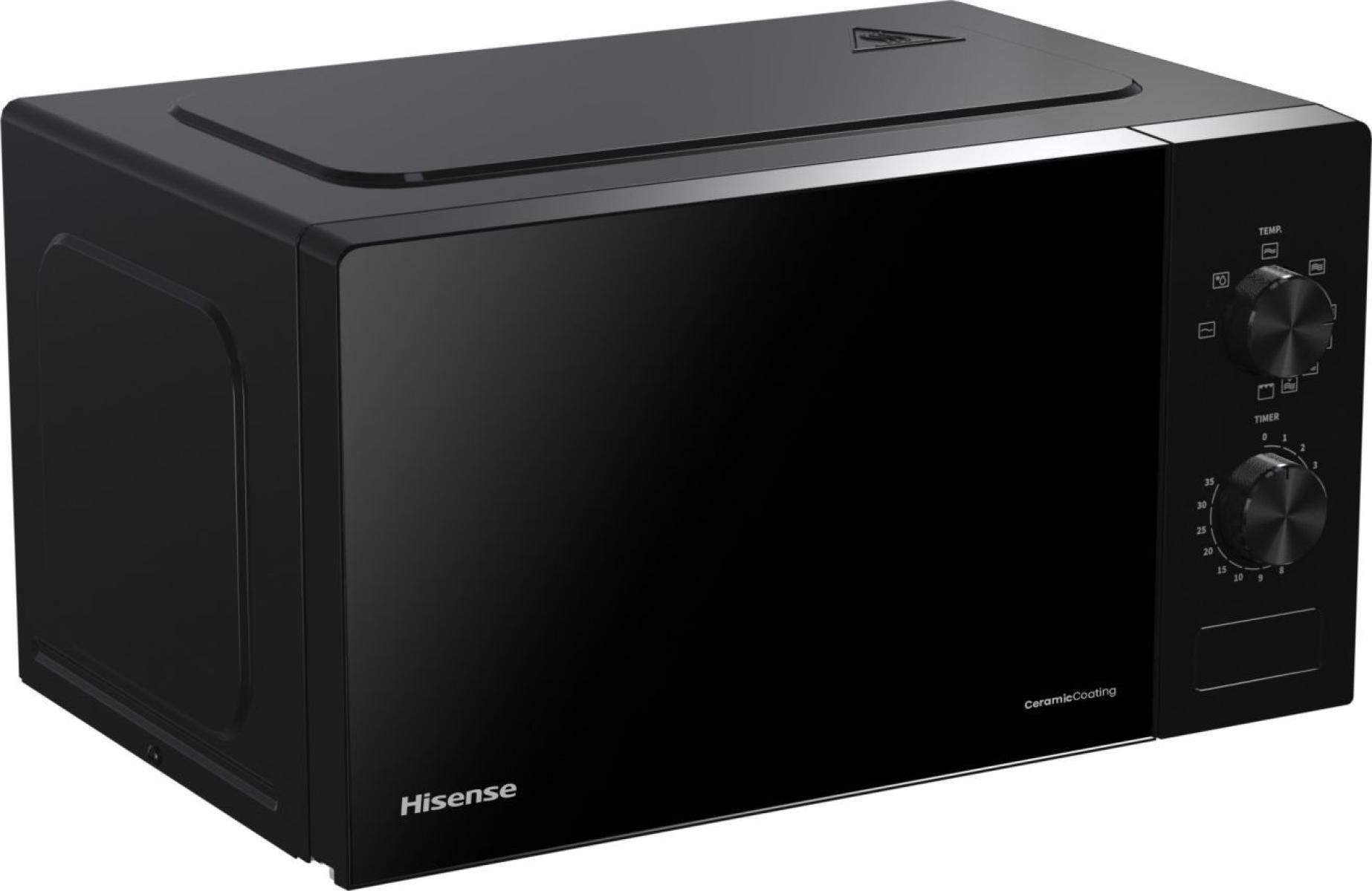 Micro-ondas com Grill Independente HISENSE H20MOBP1G (700 W - 800 W - 20 l - Preto) — miniatura 3