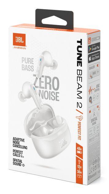 Auriculares JBL Tune Beam 2 (5 W - USB Type-C - Branco) — miniatura 11