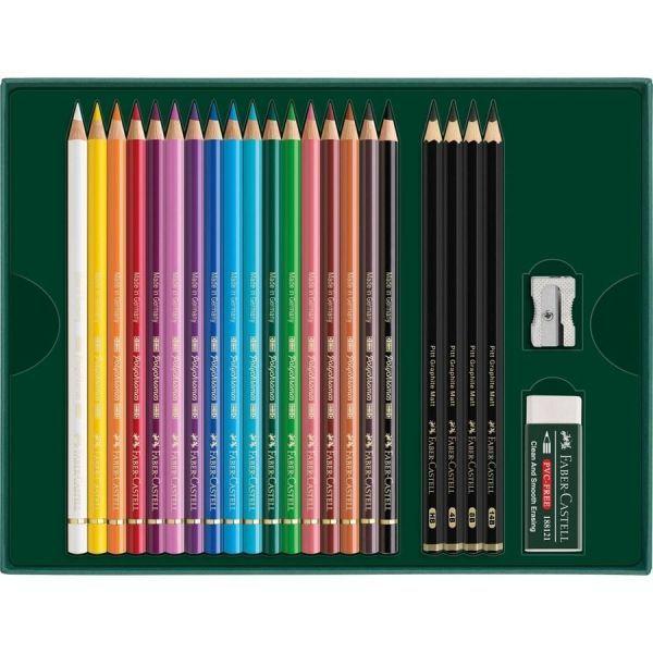 Conjunto de Lápis de Cor e Grafite FABER-CASTELL 210052 (Multicor), miniatura 3