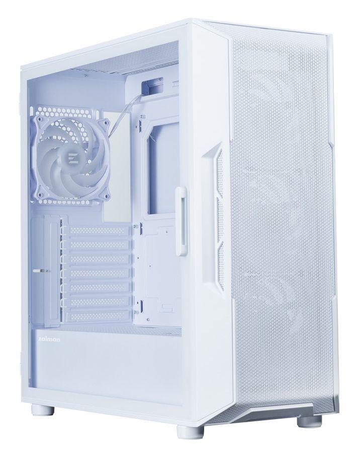 Caixa PC ZALMAN i3 NEO ARGB V2 (ATX, Mini-ITX - Midi Tower - Plástico, aço, vidro temperado - Branco) — miniatura 3