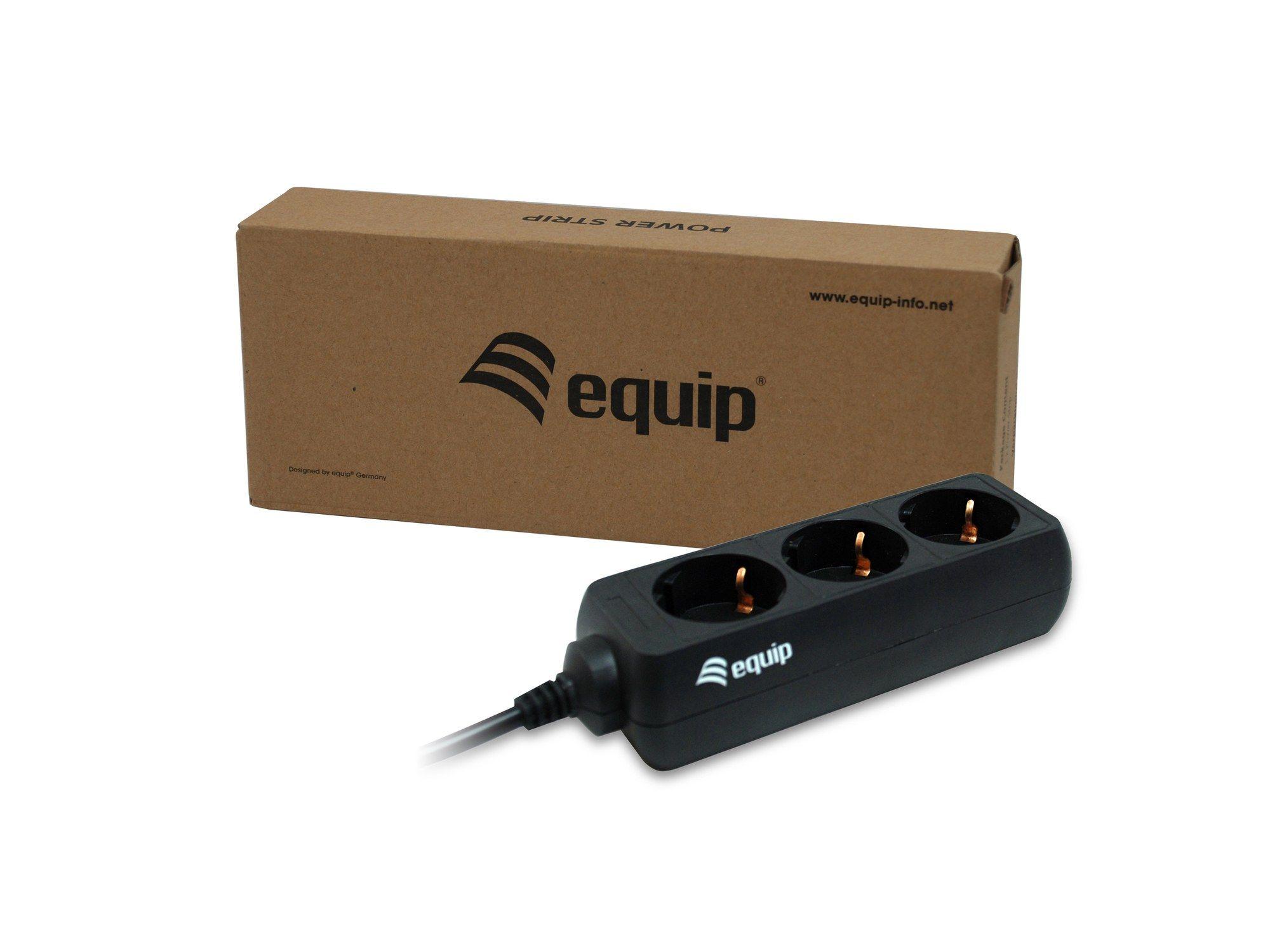 Régua de Tomadas EQUIP 333280 (1,1 m - C14 IEC320 - Tipo F - Preto), miniatura 2