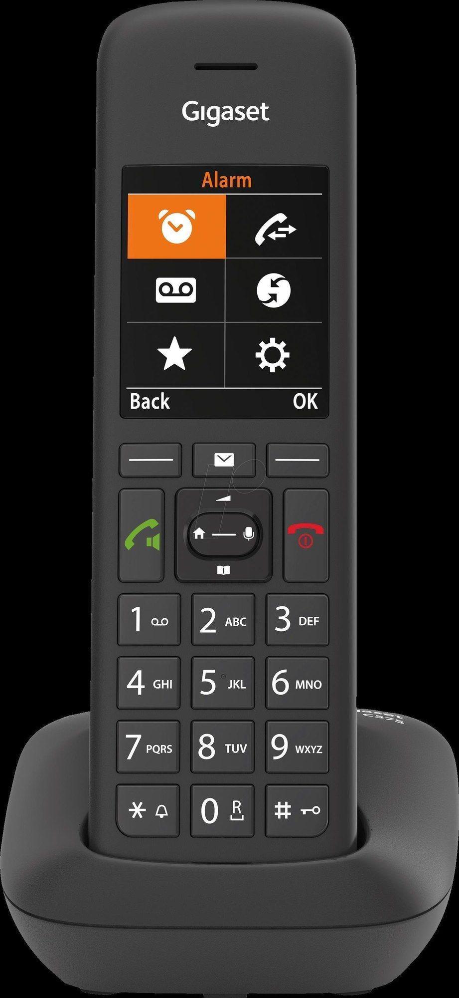 Telefone Sem Fios GIGASET C575 (DECT - Ecrã TFT de 2,2" - Preto)