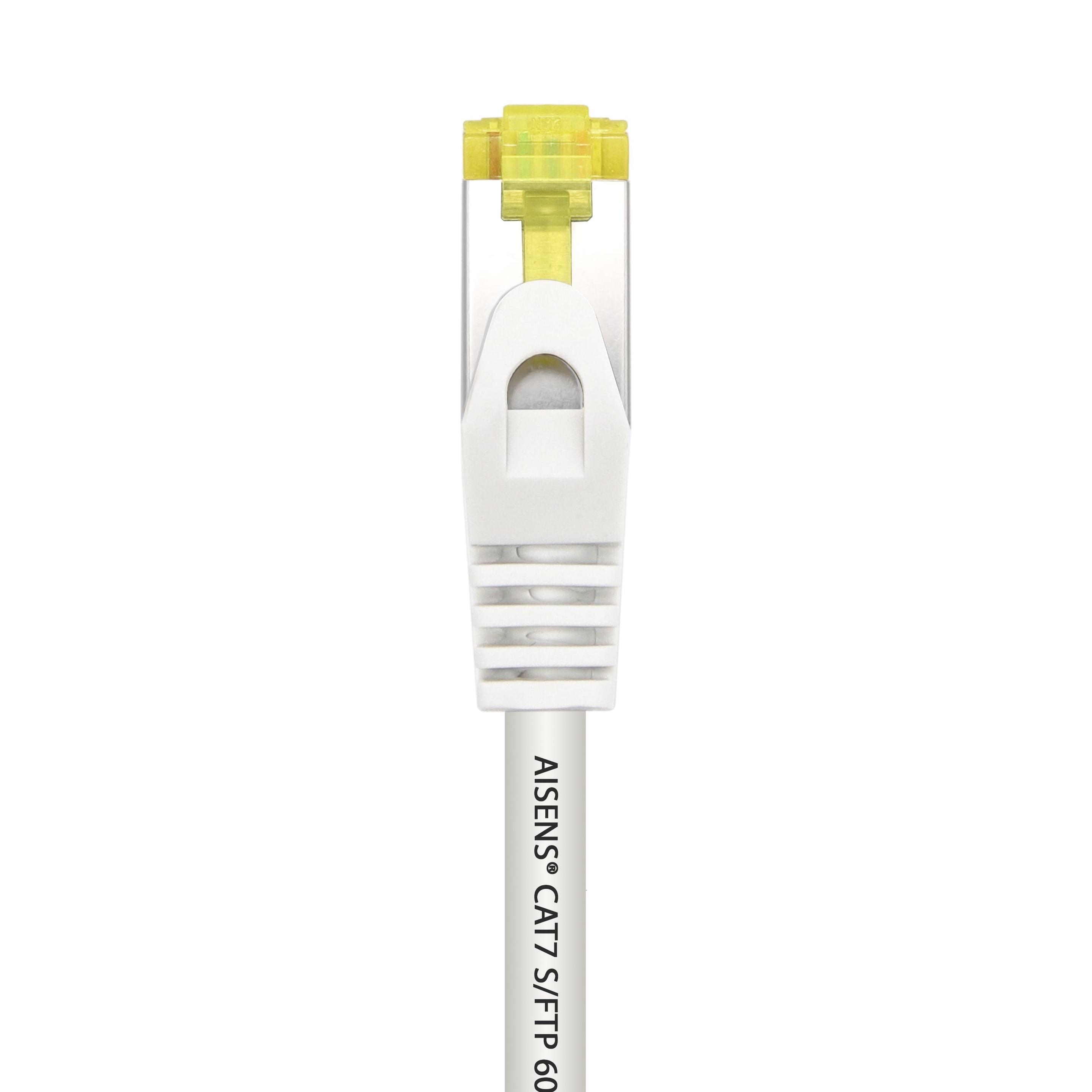Cabo de Rede RJ45 AISENS A146-0491 (2 m - Cat7 - RJ-45 - Branco), miniatura 2