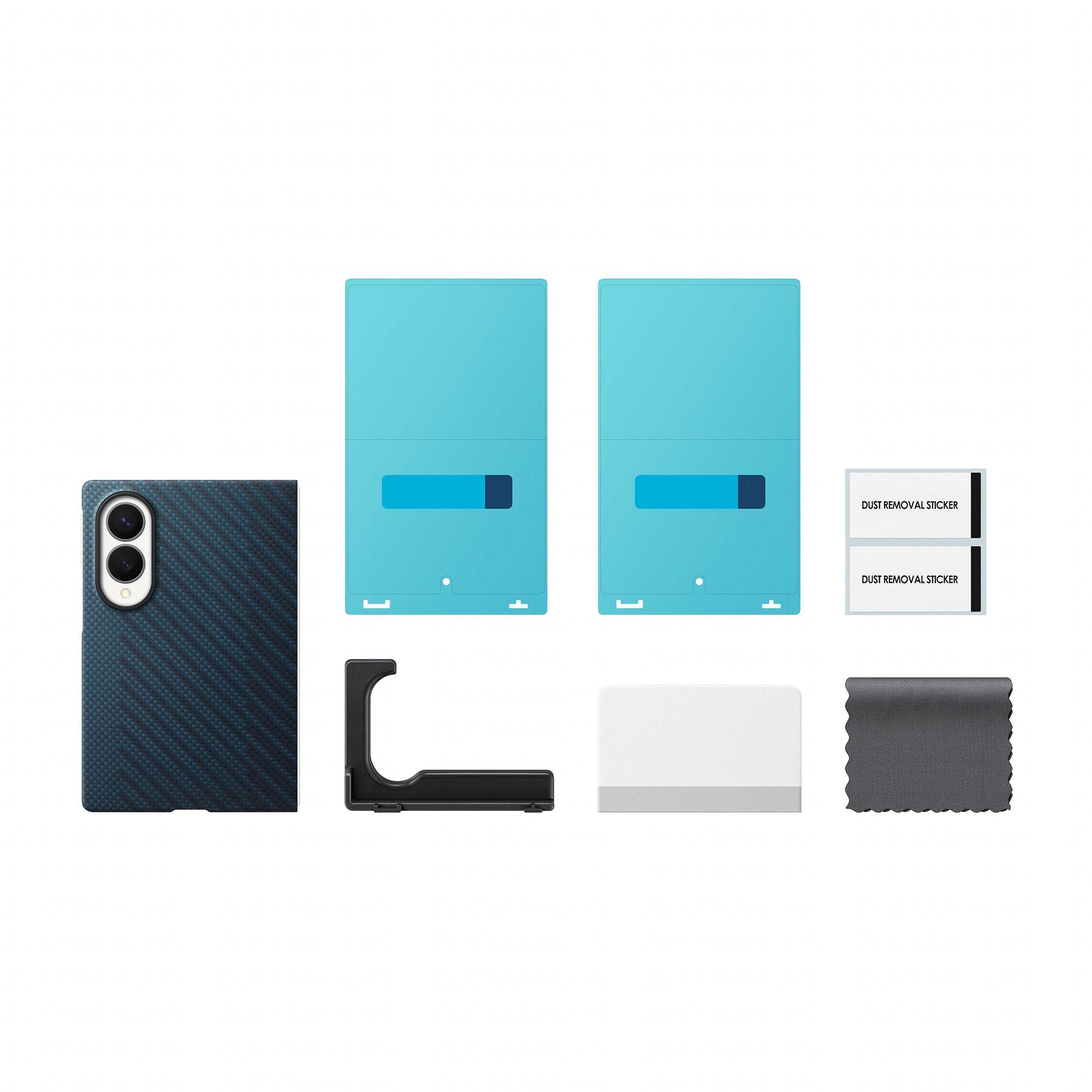 Capa Magnética SAMSUNG Carbon Magnet Case (Carbono - Azul), miniatura 4