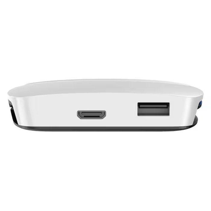 Adaptador Sem Fios CarPlay e Android Auto CARLINKIT CPC200-Tbox UHD (Android - Branco) — miniatura 3