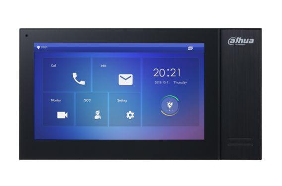 Monitor de Videoporteiro IP DAHUA DHI-VTH2421FB-P (LCD Tátil 7" - Preto)