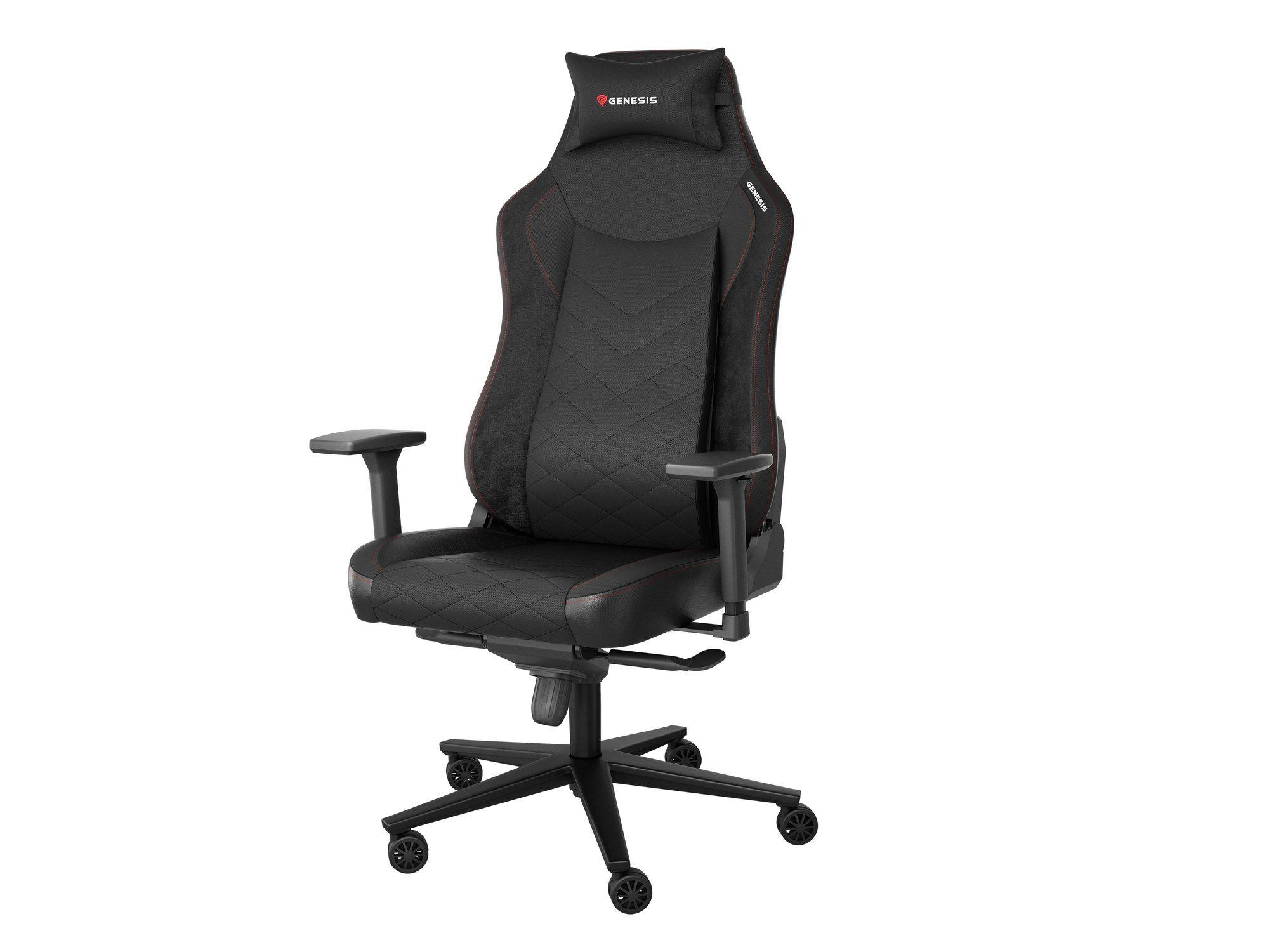 Cadeira Gaming GENESIS Nitro 890 G2 (150 kg - 134 cm - Tecido, Imitação de pele - Preto) — miniatura 3