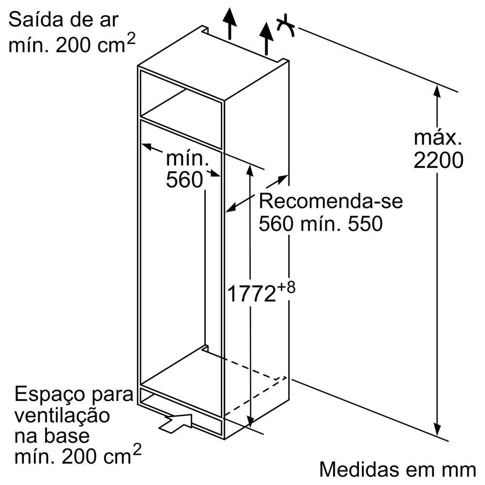 Frigorífico Encastre BALAY 3FIE734S (177x54x55 cm - Branco), miniatura 5