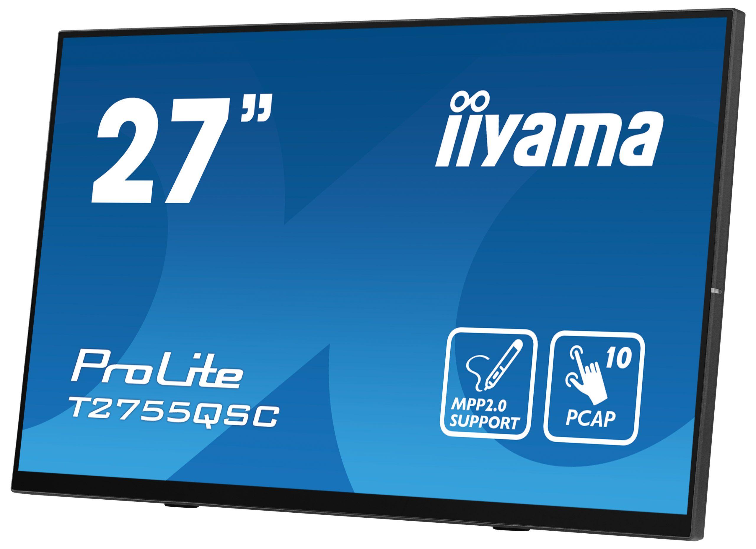 Monitor IIYAMA ProLite T2755QSC-B1 (27" - IPS - 75 Hz - Preto), miniatura 4