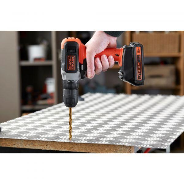 Berbequim Aparafusadora BLACK+DECKER BCD001C1-QW (Preto/Vermelho), miniatura 5