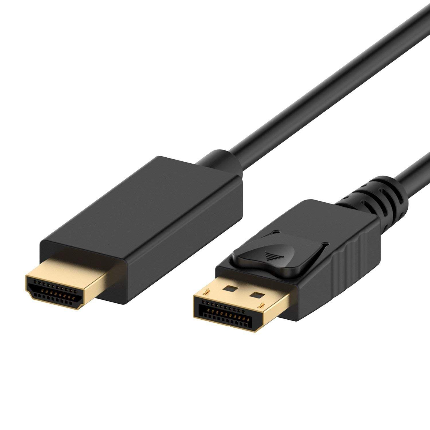 Cabo DisplayPort para HDMI EWENT EC1432 (3 m - HDMI Type A - Preto)