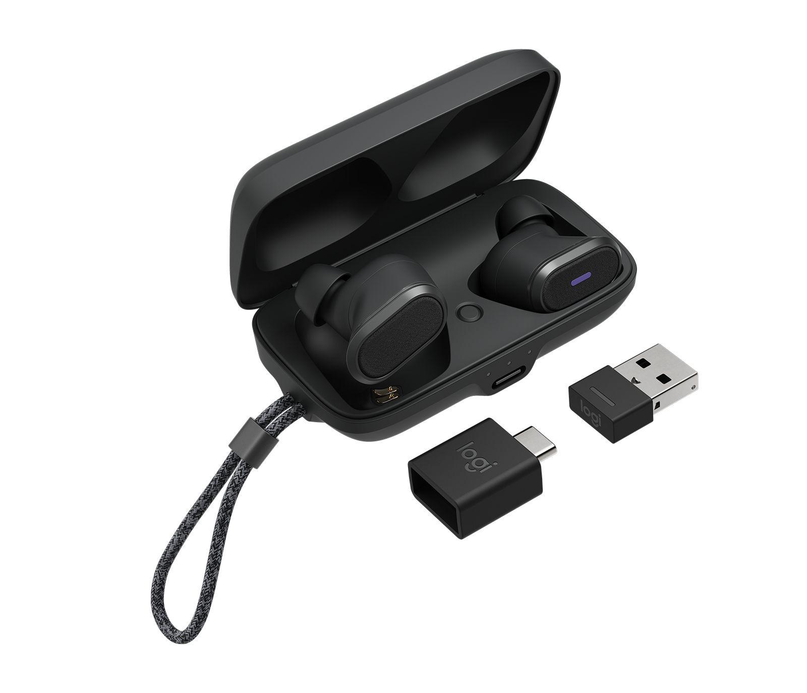 Headset LOGITECH Zone True Wireless (Binaural - Sem fios - Intra-aural - Grafite) — miniatura 3