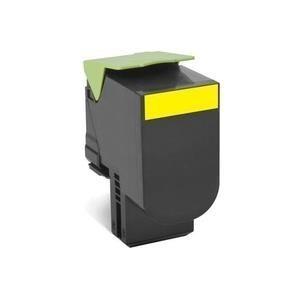 Toner LEXMARK 80C2HY0 (3000 páginas - Amarelo)