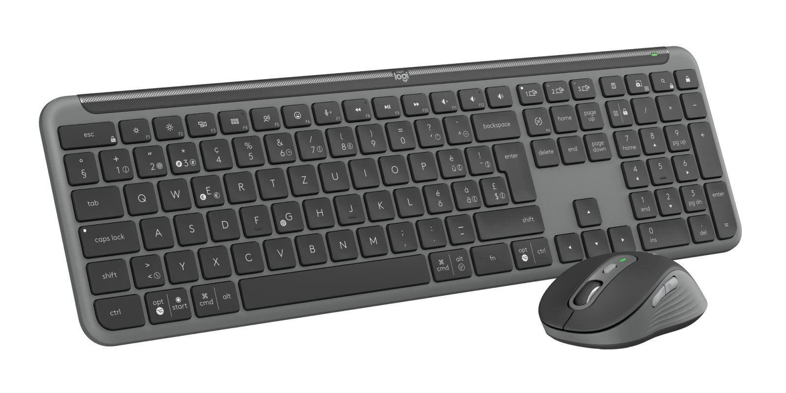 Teclado e Rato LOGITECH Signature Slim Combo MK950 for Business (Suíço - Teclas tesoura - Tamanho completo - Grafite), miniatura 6