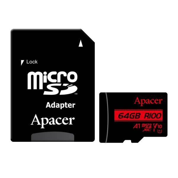 Cartão de Memória APACER AP64GMCSX10UB-R (64GB - até 100MB / s), miniatura 2